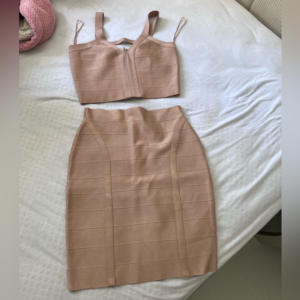Two Piece Nude Bandage